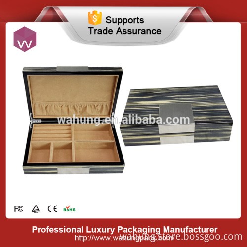 luxury locks with key wooden jewelry box